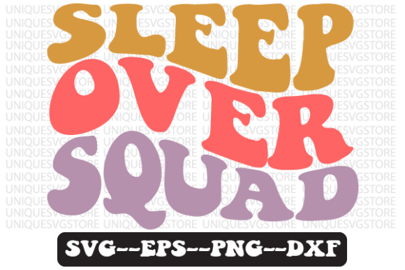 Sleepover Squad Quote Retro SVG: A Designer’s Review